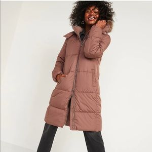 Frost Free Long Hooded Puffer Jacket